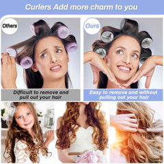 Selizo jumbo, large, medium, and small rollers for diverse looks.