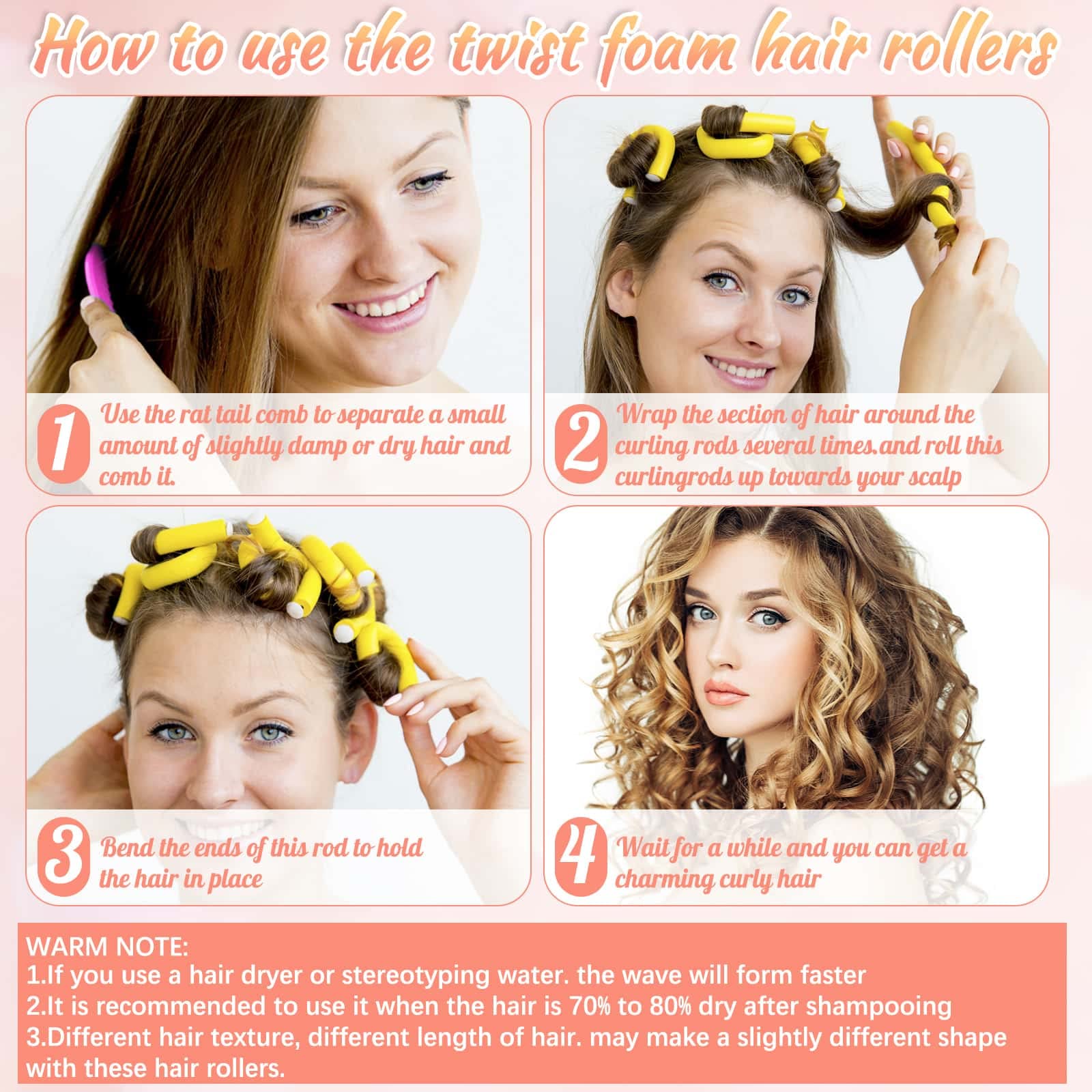 Selizo no-heat design helps minimize heat exposure during styling.