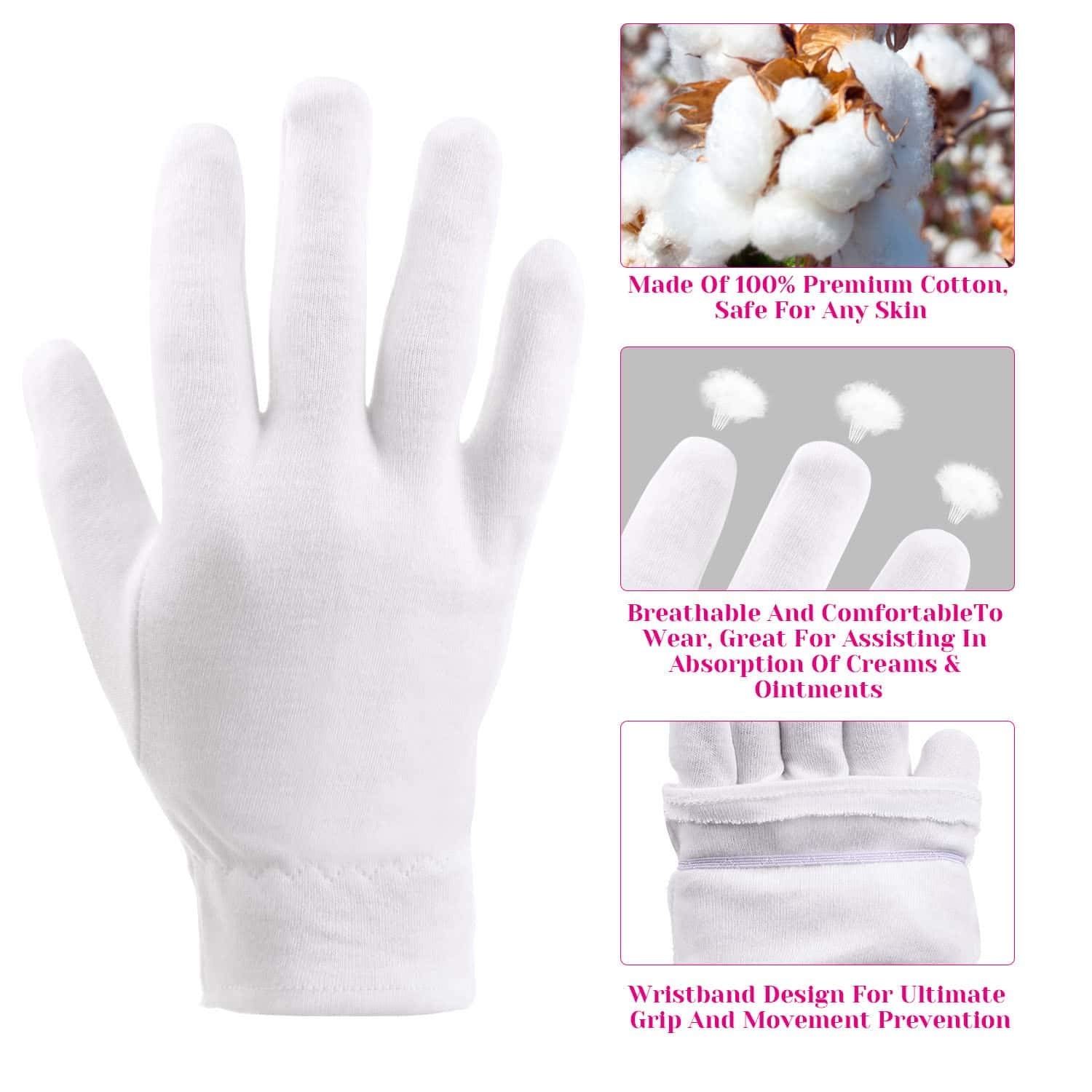 Detalle del puño elástico de los guantes Selizo con ajuste seguro.