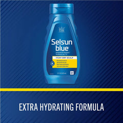 Espuma cremosa de Selsun Blue para lavado suave.