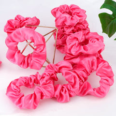 Semato bridesmaid gift satin scrunchies ideal for party favors
