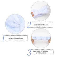 Diadema spa Semato para damas azules, juego completo para despedida de soltera.