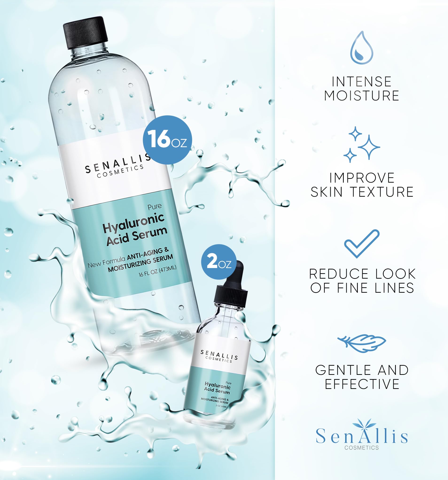 SenAllis Cosmetics serum dropper enables precise, measured hydration application