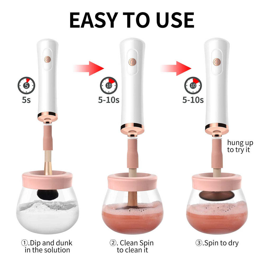 Senbowe brush cleaner portable design for on-the-go routines