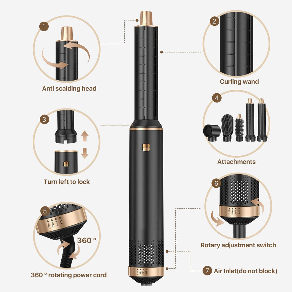 Sendowtek concentrator nozzle for precise drying and styling.