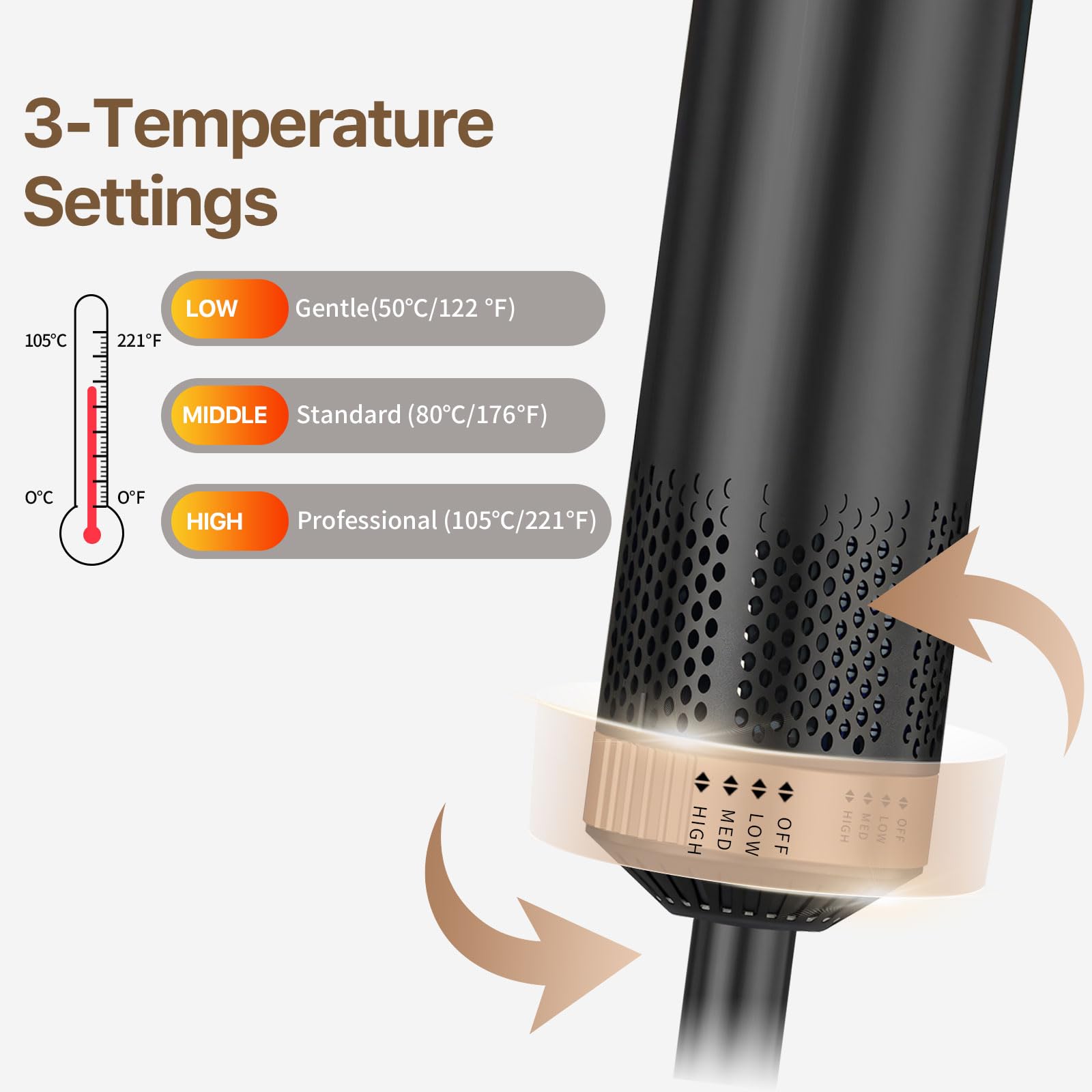 Sendowtek straightening comb glides through hair for a sleek finish.