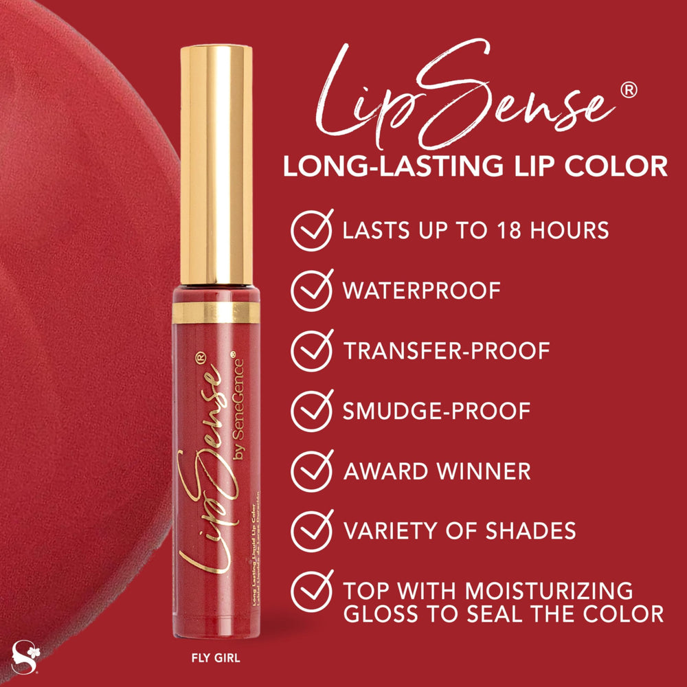 SeneGence LipSense application guide for precise, streak-free color.