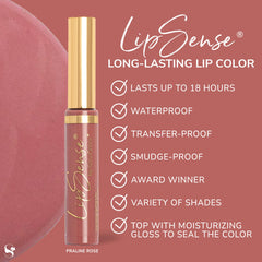 SeneGence LipSense matte shimmer frost finishes offer versatile looks.