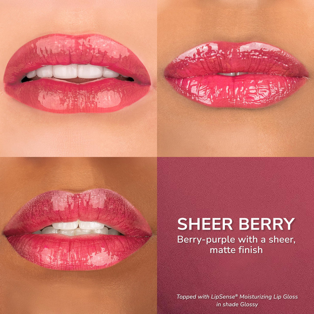 LipSense with SenePlex+ nourishes lips while wear continues.