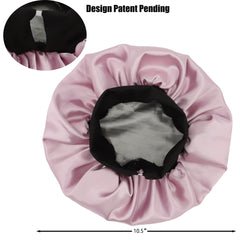 SENGTERM bonnet with double-layer satin for secure, comfortable sleep.