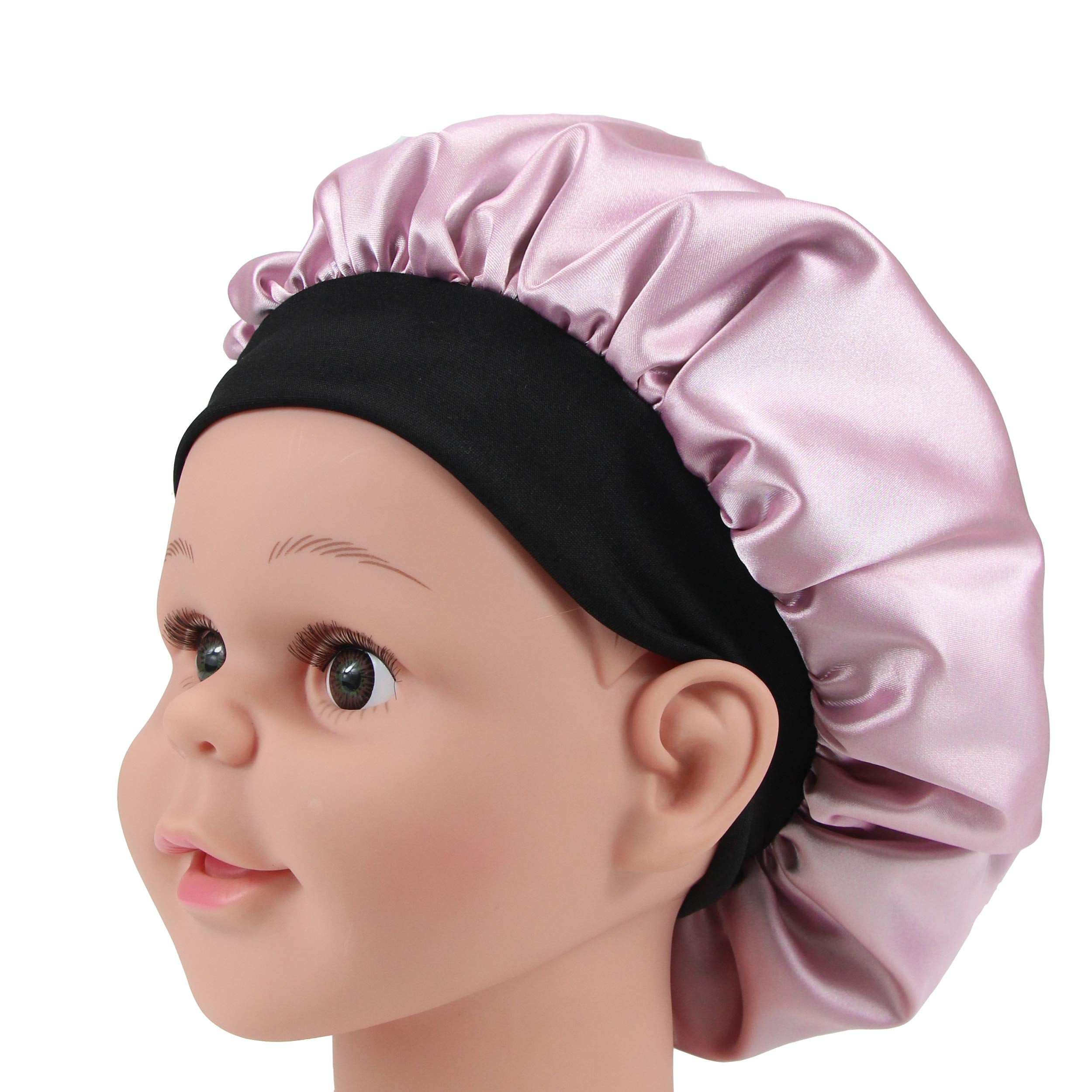 SENGTERM bonnet fits kids with 17-20 inch heads.