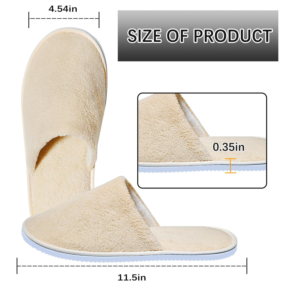 SENJUNSAFE crystal velvet upper provides a soft touch for guest slippers.