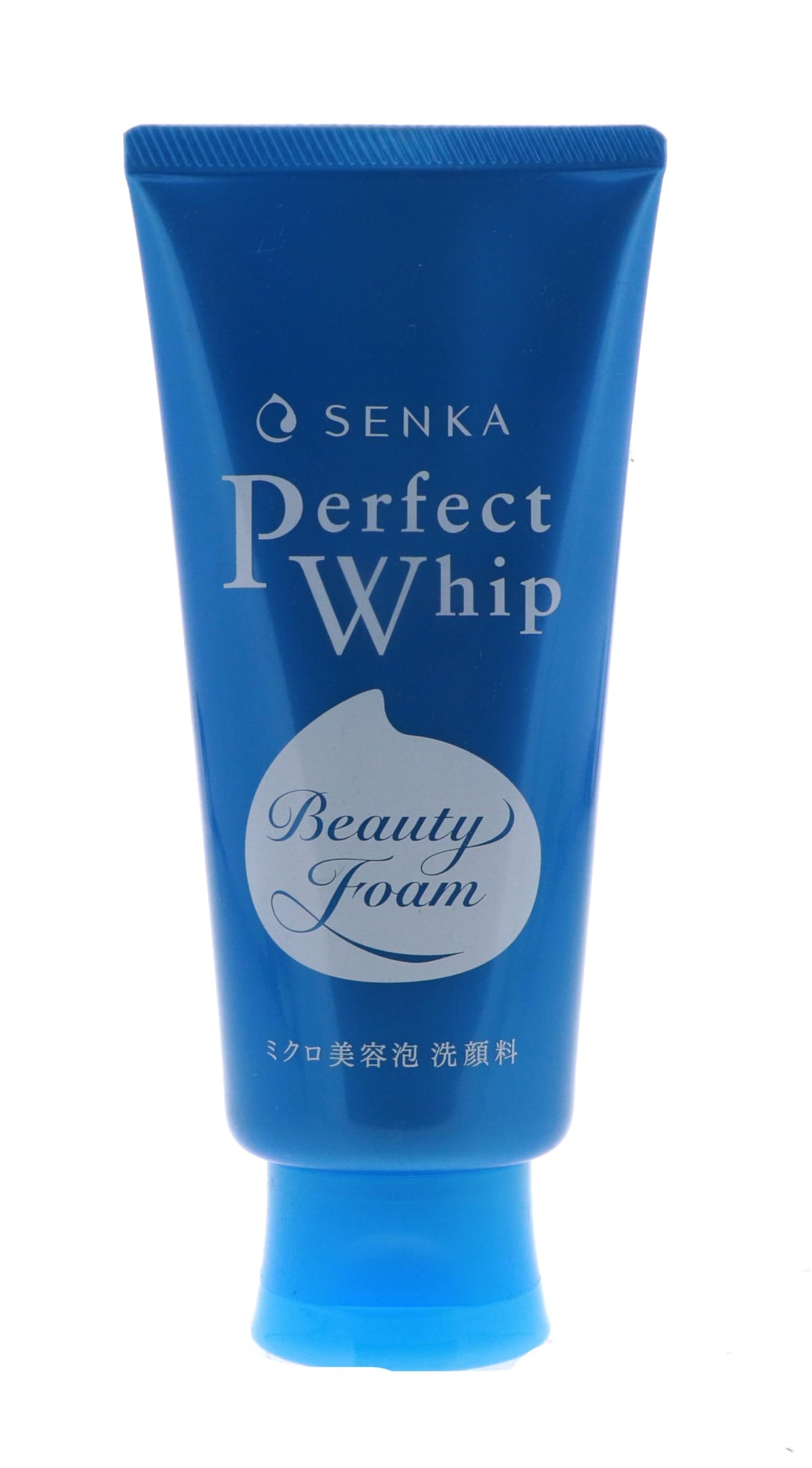 Senka Perfect Whip bottle shows refreshing gel formula for hydrated, clean skin.
