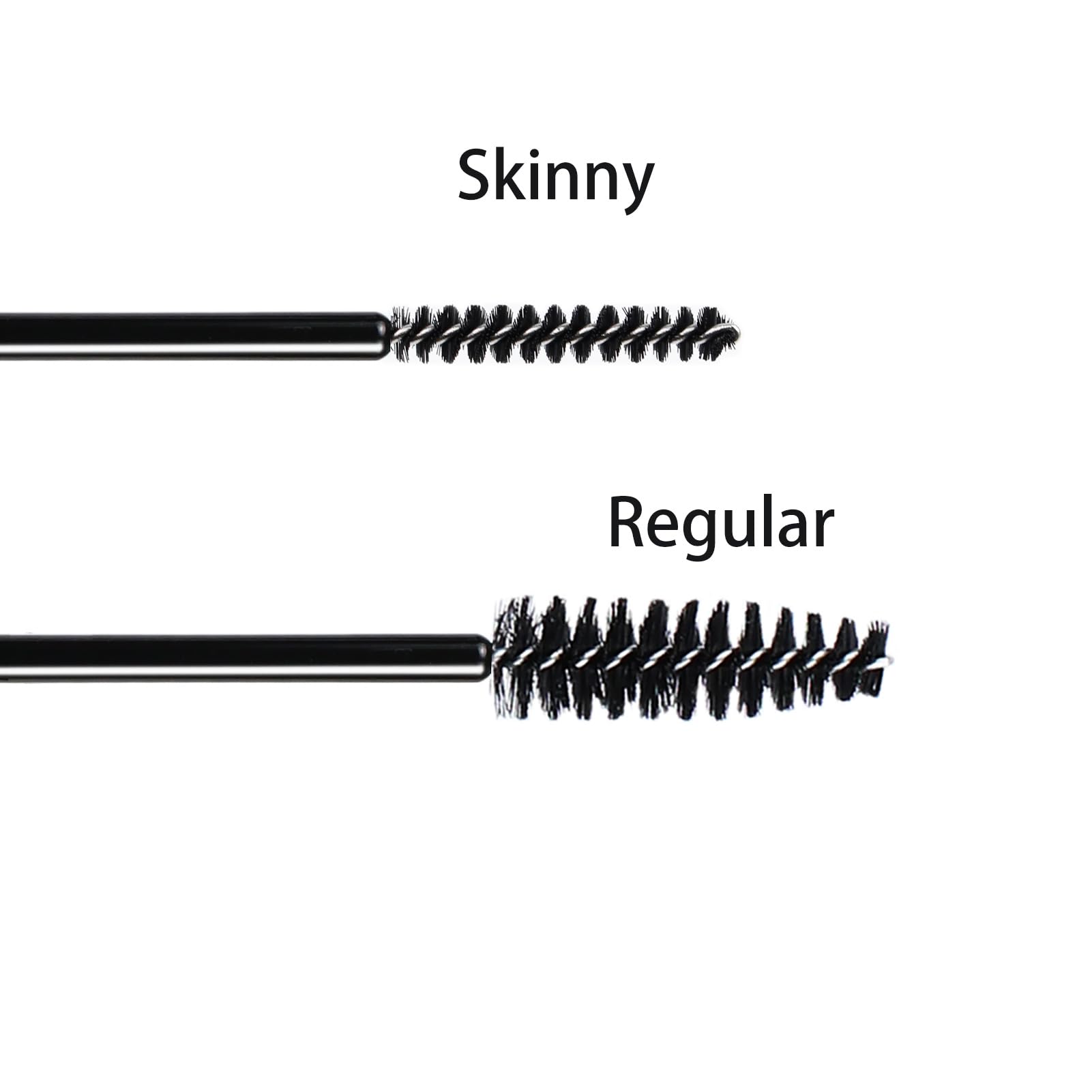 SenRocc skinny mascara wand with portable design for on-the-go touch-ups.