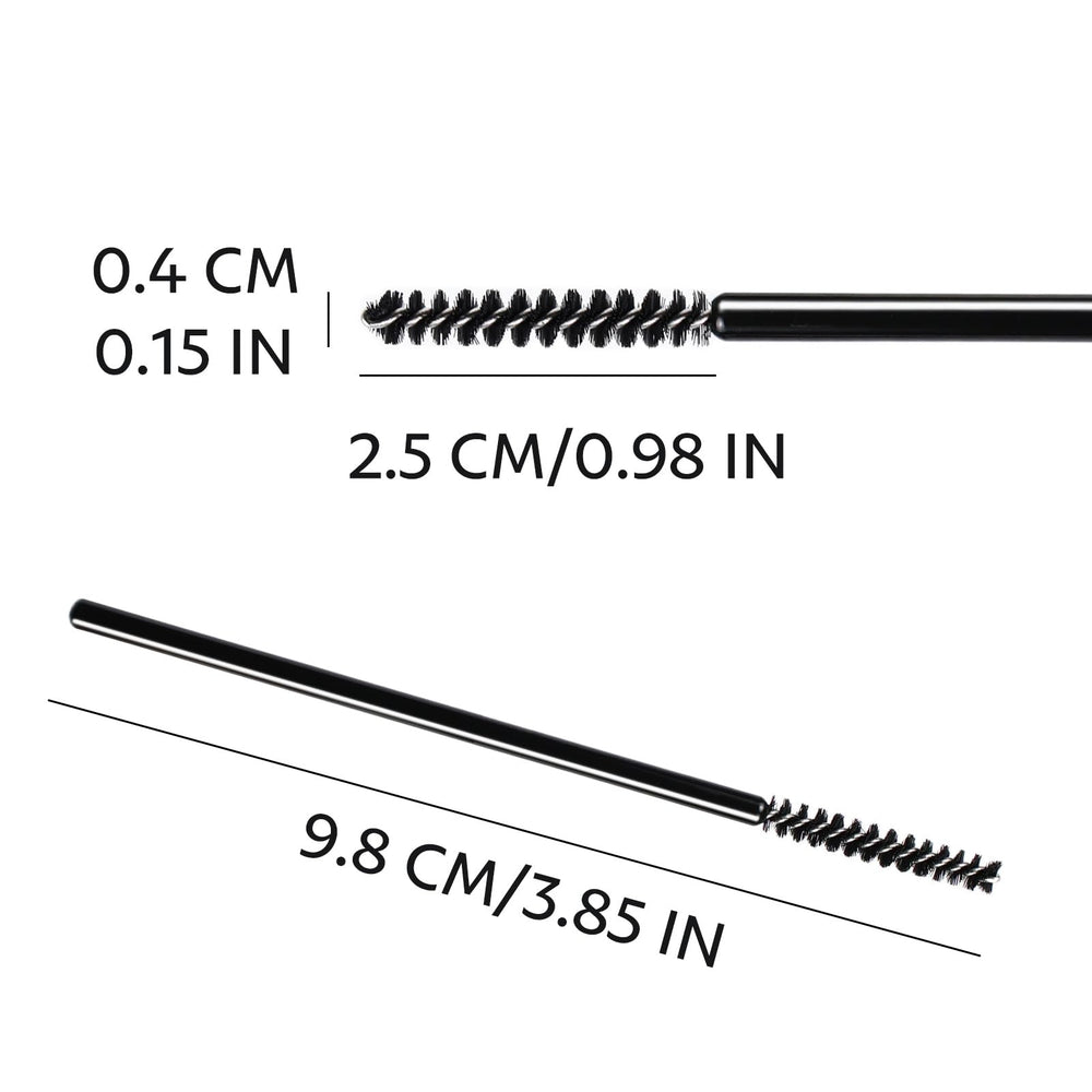 SenRocc disposable brush head with bendable tip for precise eyebrow grooming.