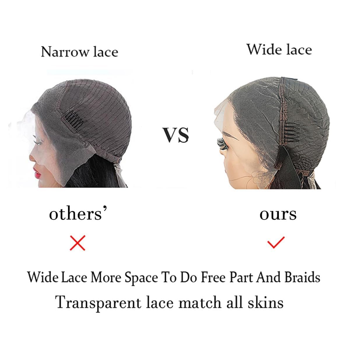 SENSAIRUITE medium-cap wig fits comfortably for daily wear
