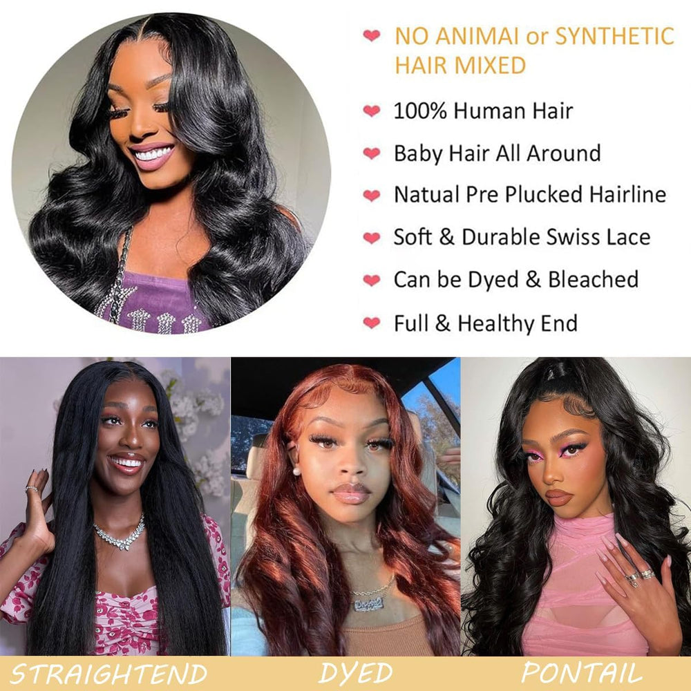 SENSAIRUITE pre-plucked natural hairline wig with baby hair detail