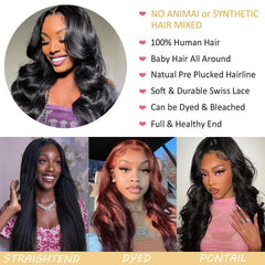 SENSAIRUITE pre-plucked natural hairline wig with baby hair detail