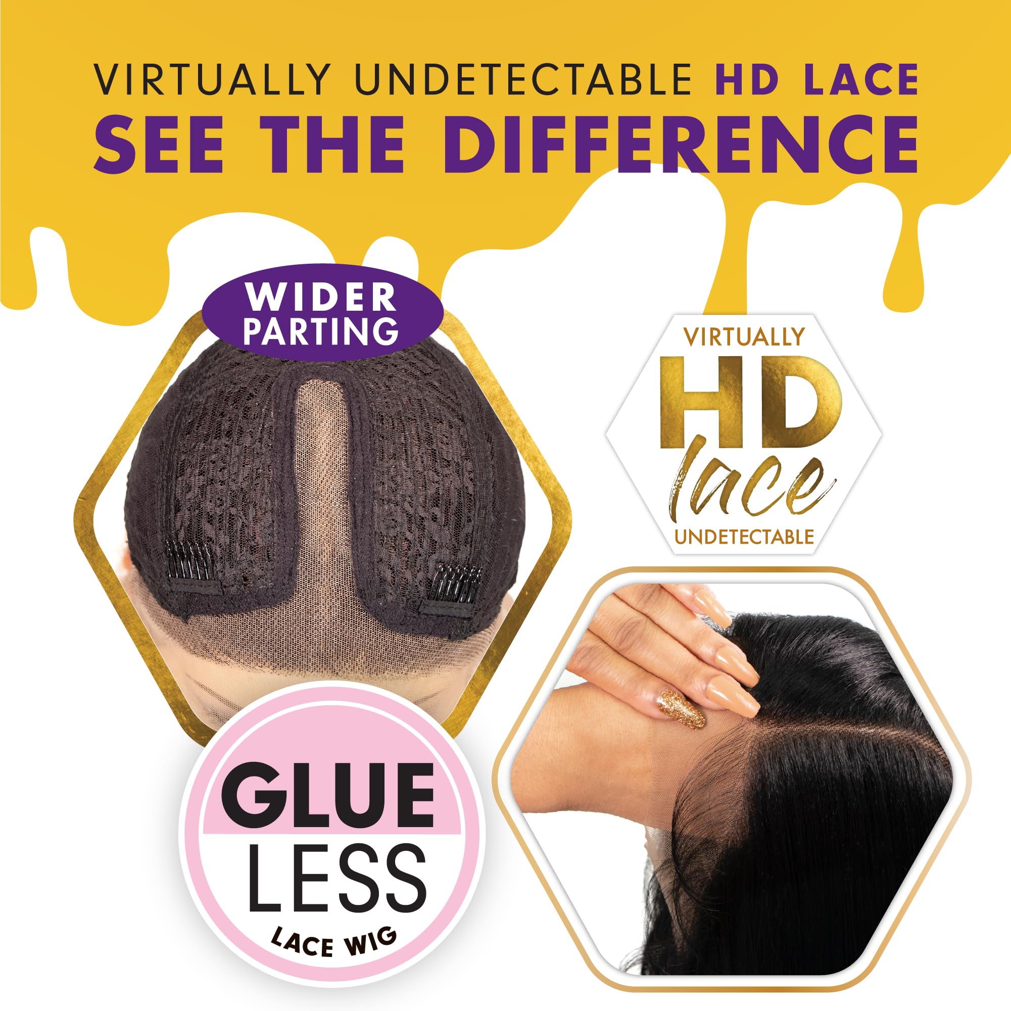 Sensationnel Butta Lace Wig heat-safe synthetic fibers for easy styling