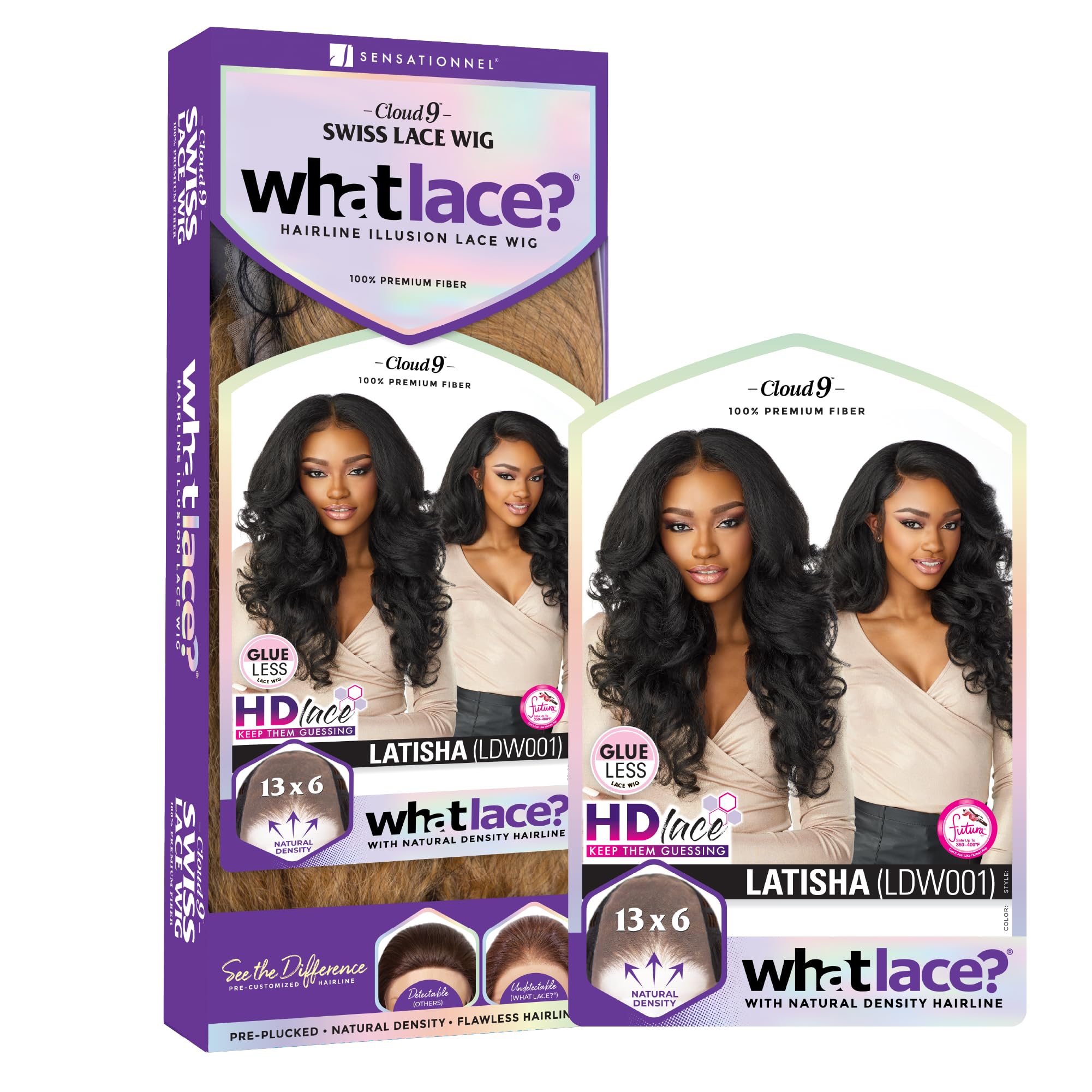 Sensationnel What Lace 13x6 free-parting cap enables versatile part styles