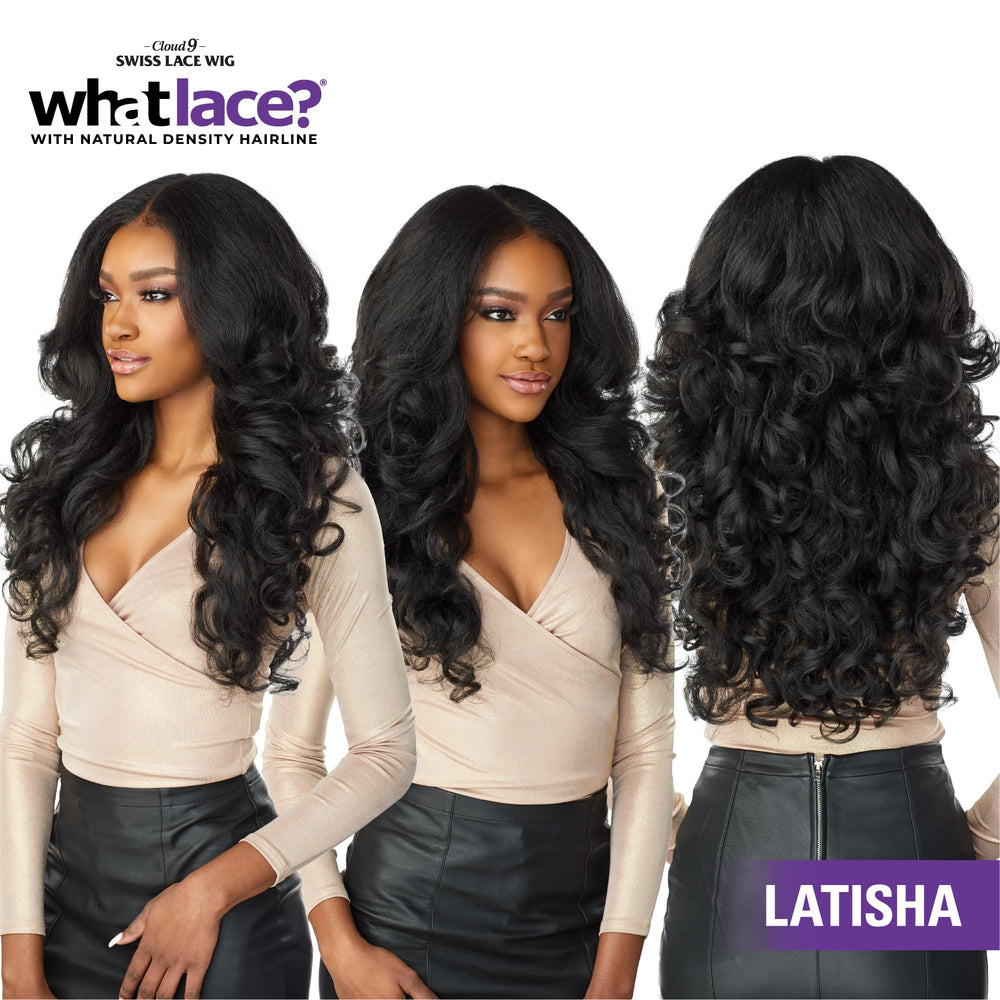 Sensationnel What Lace 13x6 jet black 1 shade showcases rich color