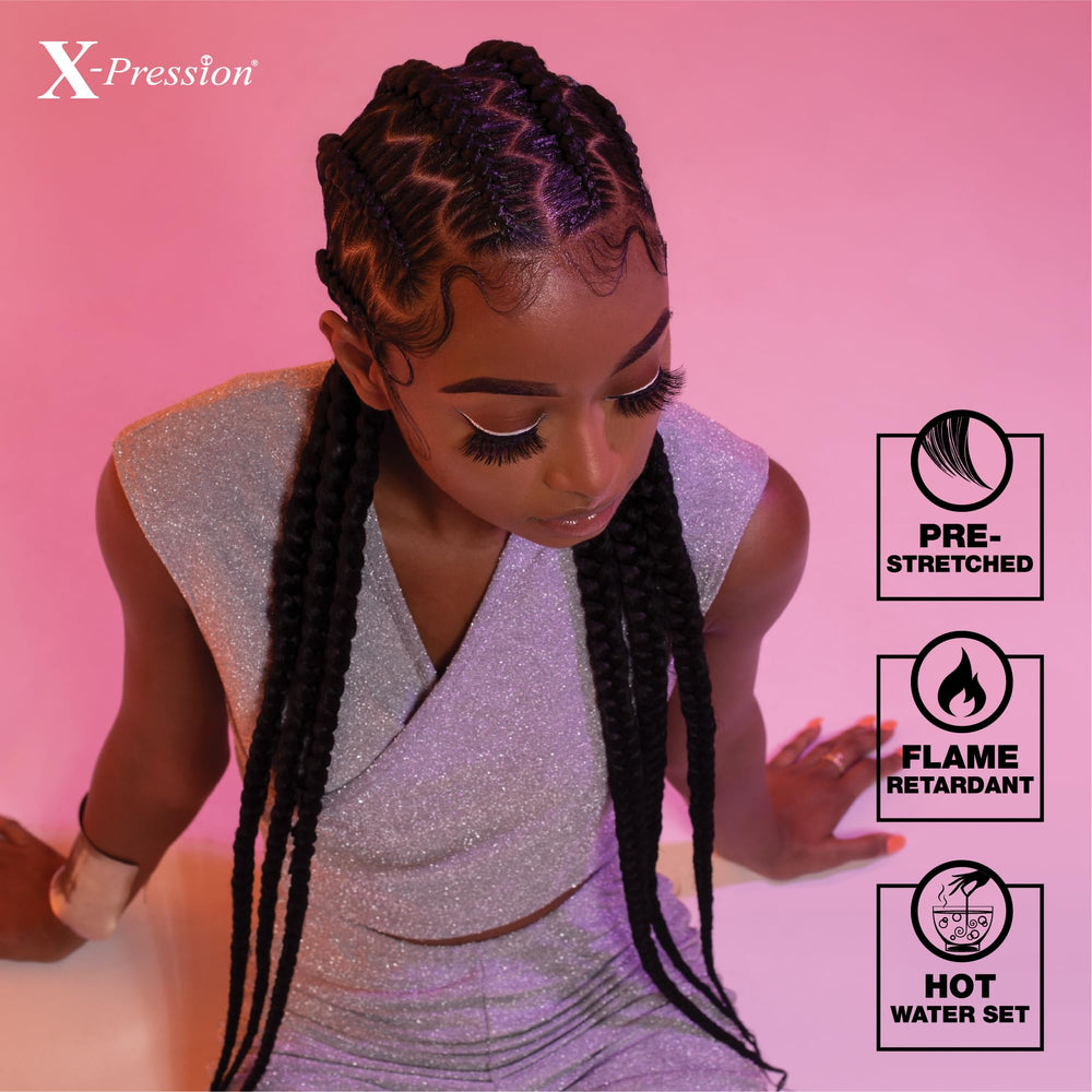 Sensationnel X-pression Afro twist style ideal for updos.