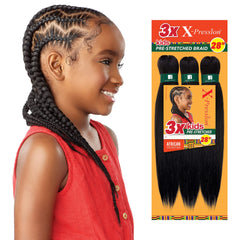 Sensationnel X-Pression pre-stretched braid 28 inch pack for quick box braids