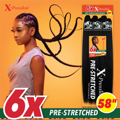 Sensationnel X-PRESSION Yaki texture close-up shows soft braid feel