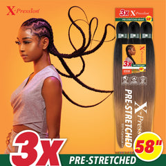 Sensationnel X-pression flame retardant braid label indicating safety feature