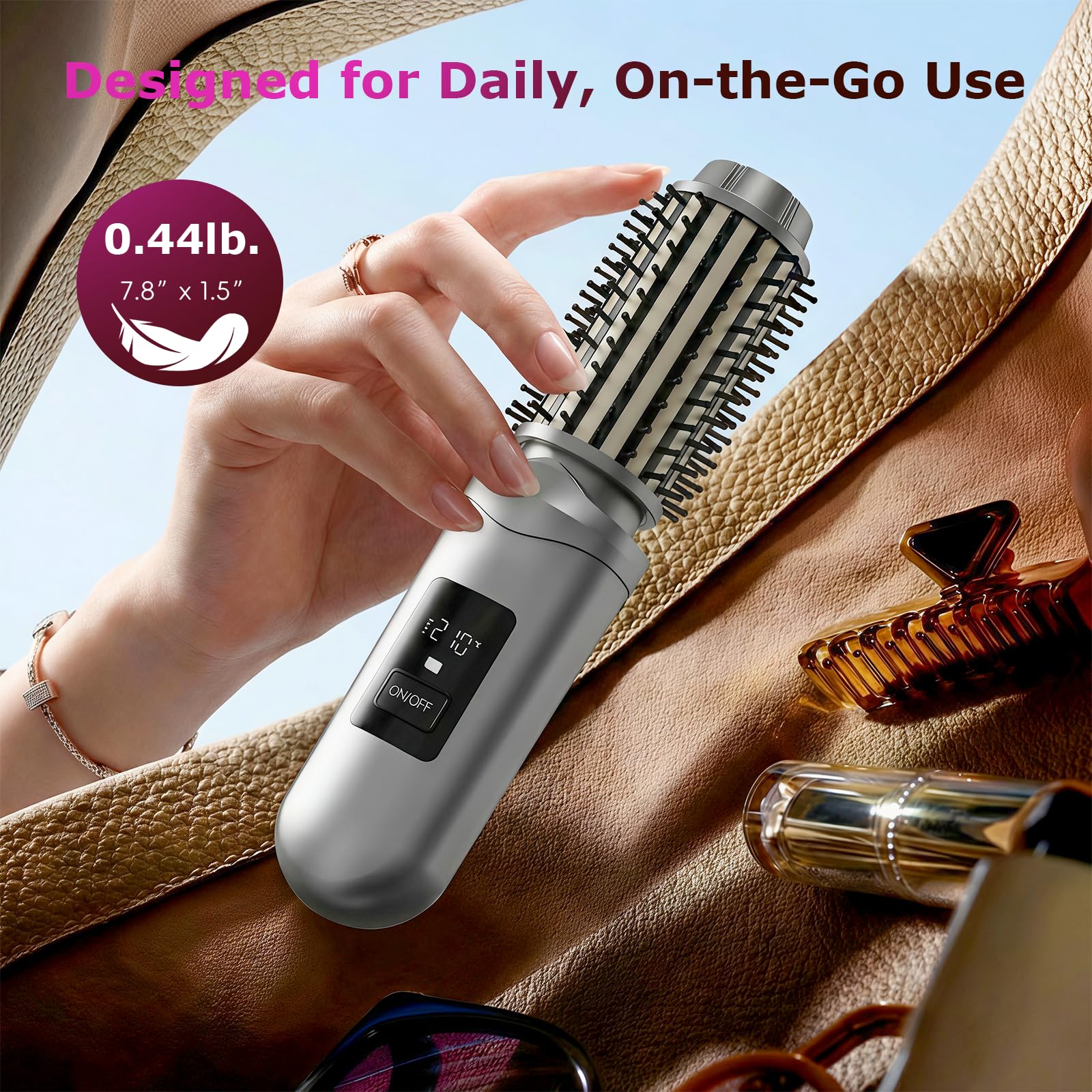 Sensawaves negative ions technology close-up to reduce frizz