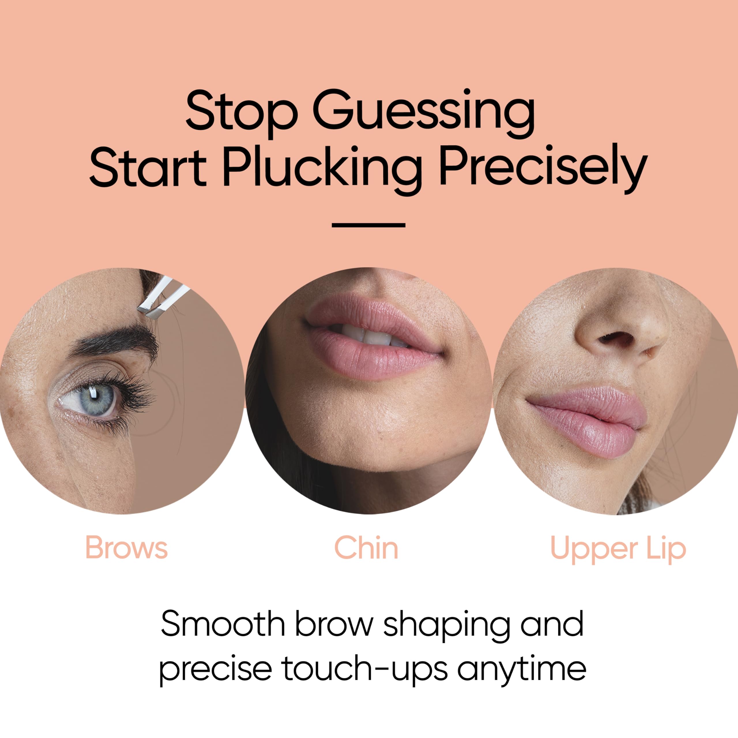 Compact Sensica tweezers ideal for travel and outdoor grooming.