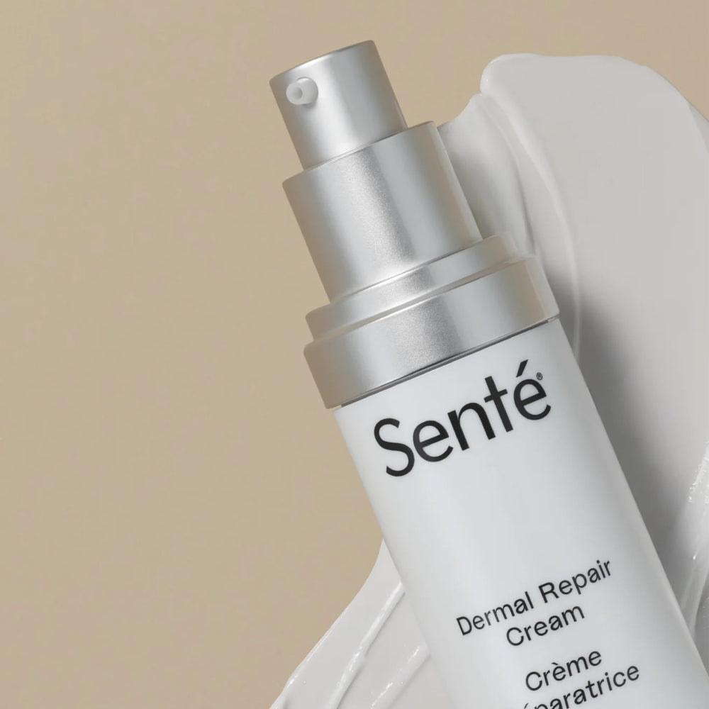 Concept image showing reduced redness and improved texture with Sente.