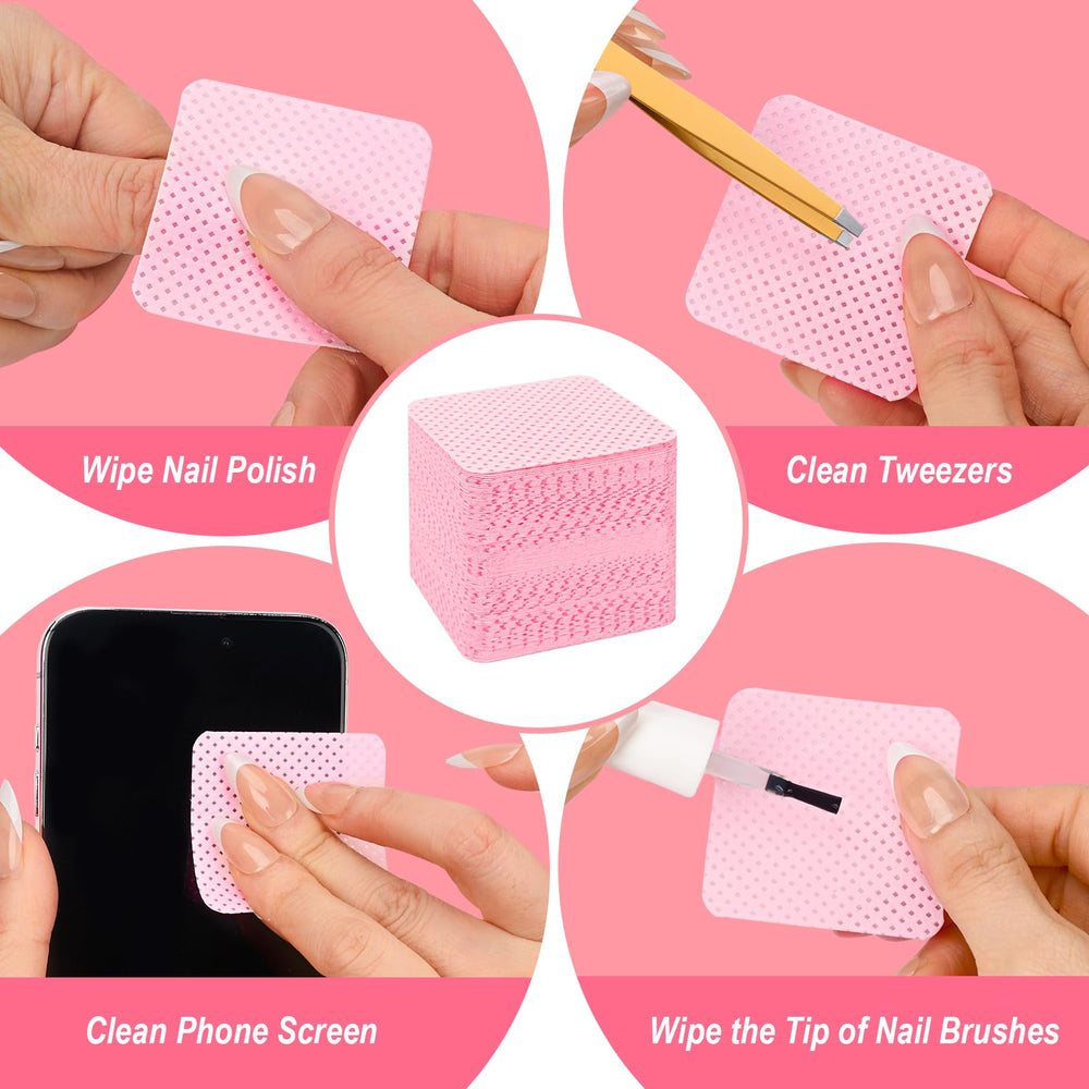 Seonggong wipes absorbent and lint-free during polish removal.
