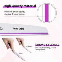 Seonggong durable EVA-core emery boards, washable and reusable.