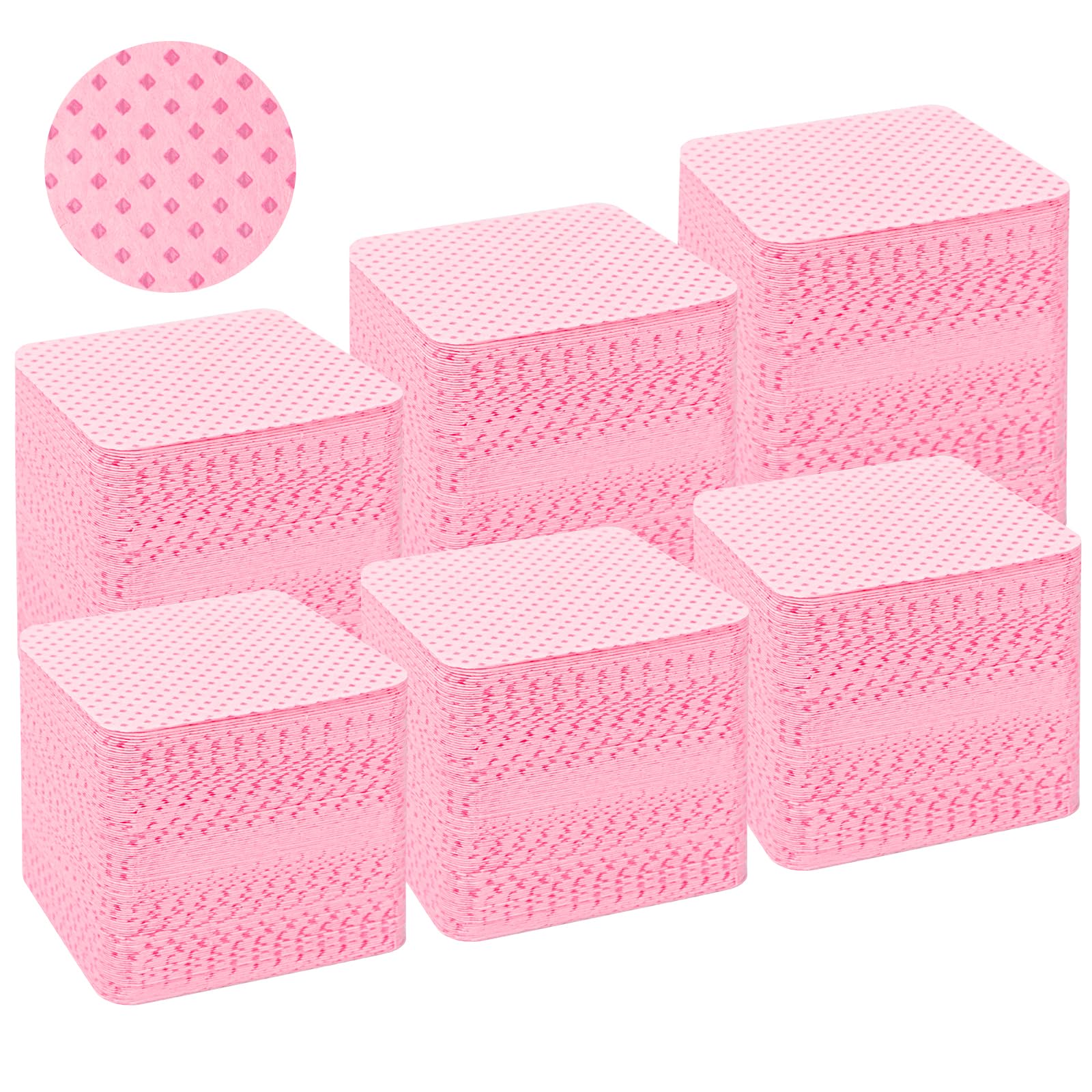 Seonggong lint-free nail wipes close-up showing 540-piece pack for polish removal.