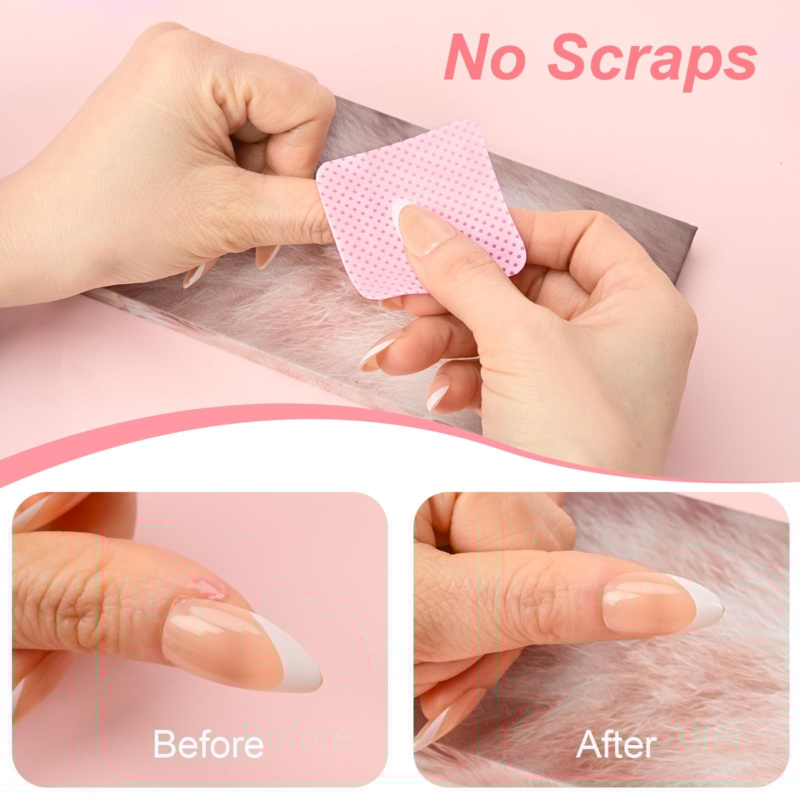 Seonggong wipes versatile for nail prep and brush cleaning.
