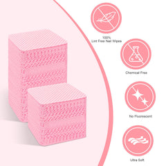 Seonggong wipes made of soft non-woven fabric for gentle nail care.