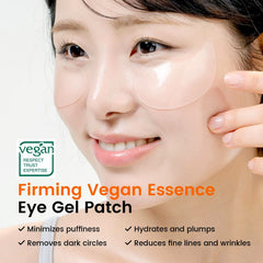 Parche hidrogel SEONGLOW con brillo y frescura para ojos.
