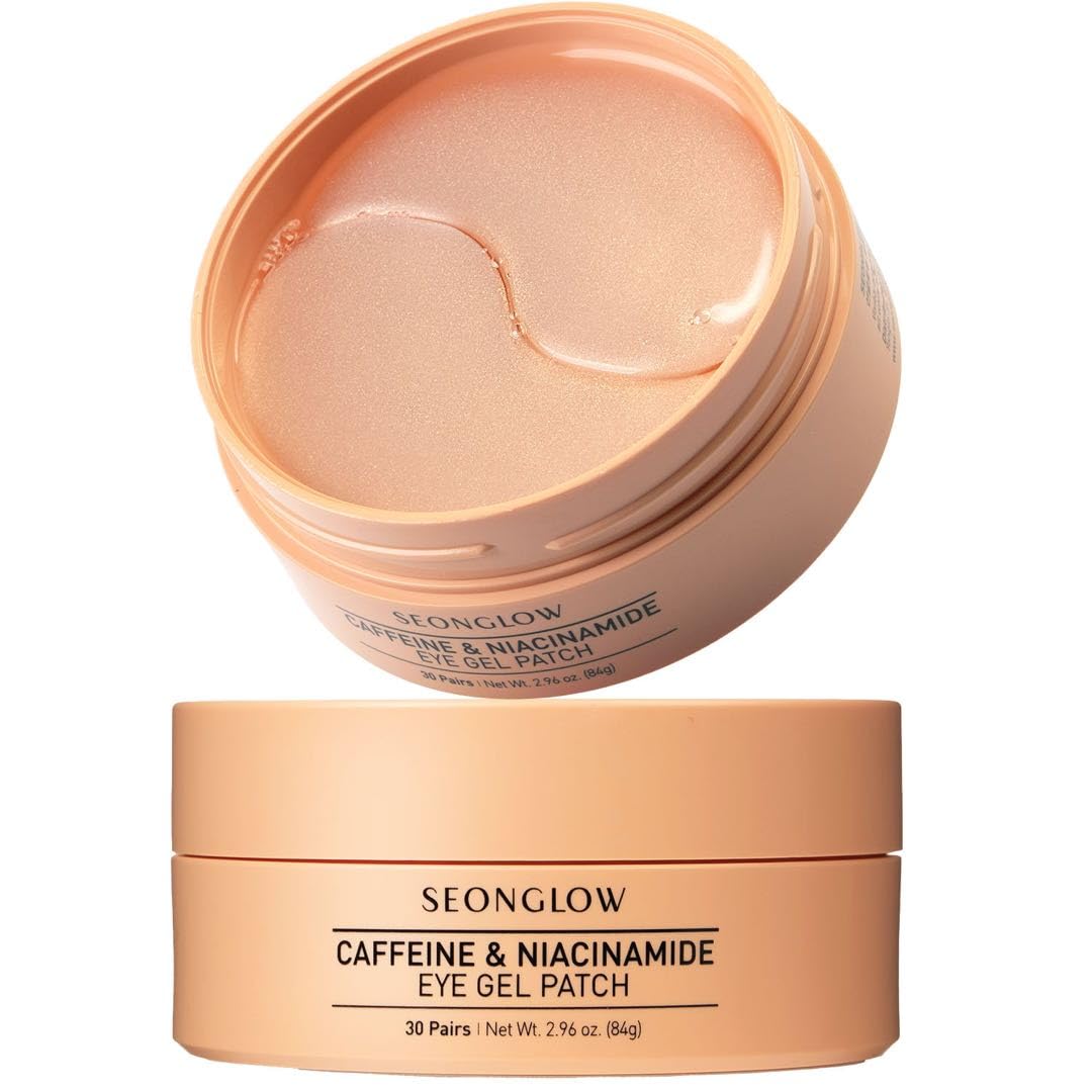 Parche SEONGLOW cafeína para revitalizar mirada cansada y opaca.