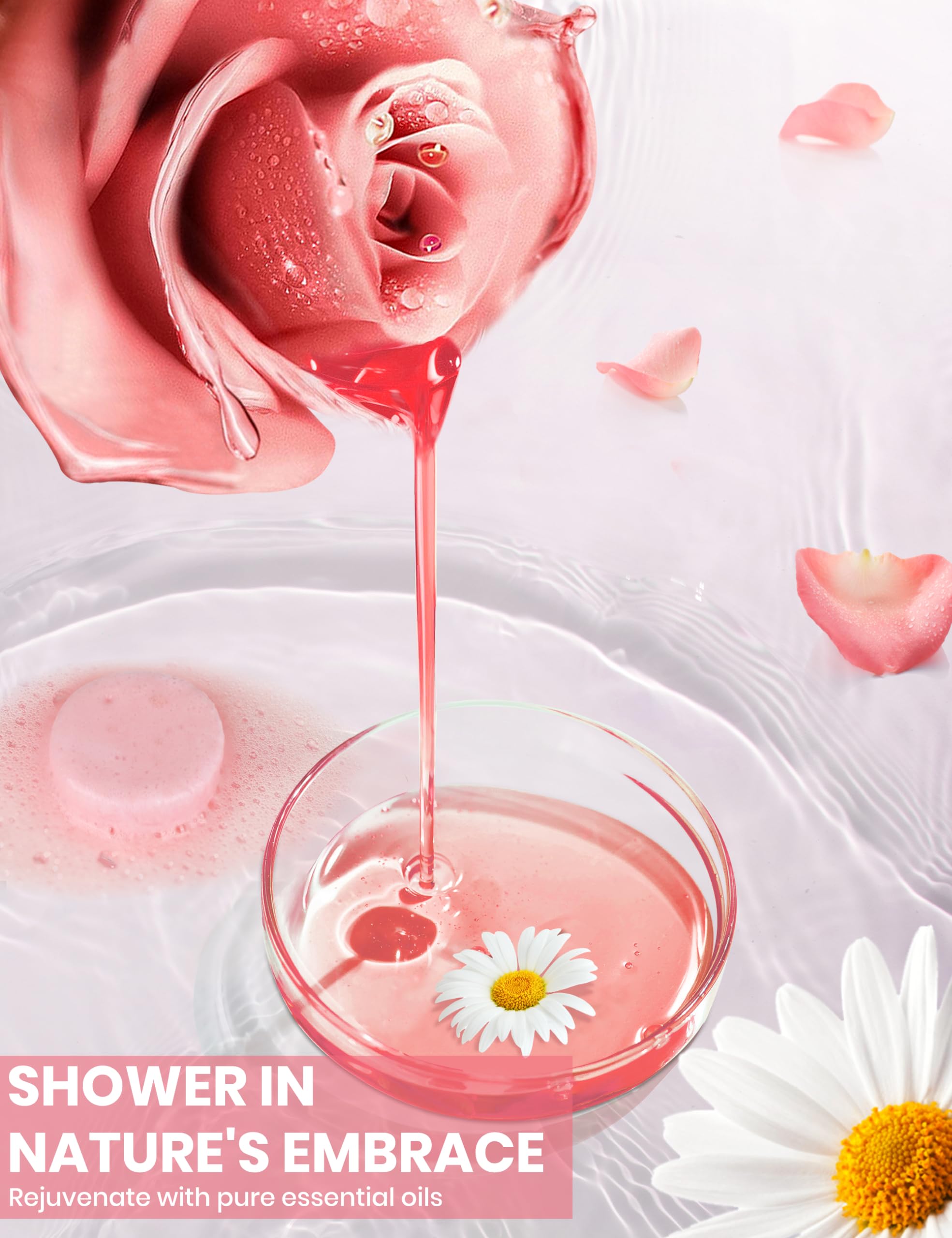 SEONNIX aromas cítricos elevan el ánimo durante la ducha.