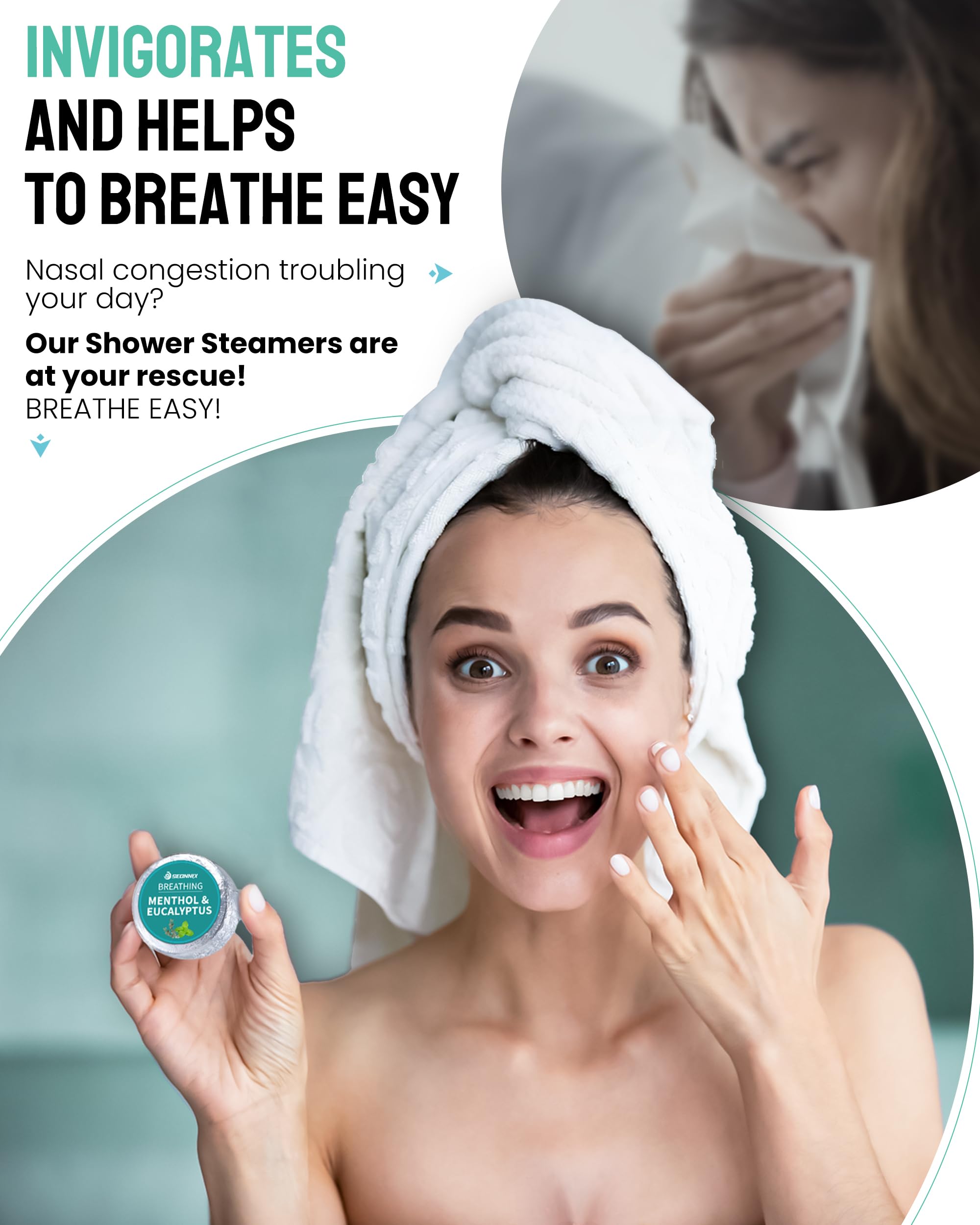 SEONNIX bathroom scene showcasing a simple self-care ritual in a cozy shower.