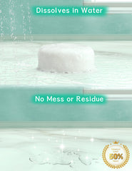 SEONNIX dissolving action showing clean, extended fragrance release during a quick morning shower.