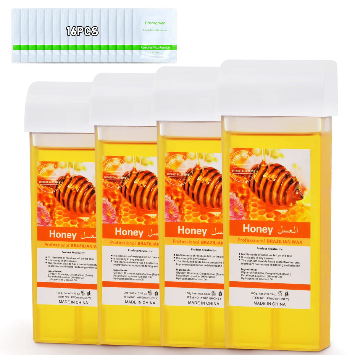 Seopri roll on wax honey cartridge close-up for smooth hair removal