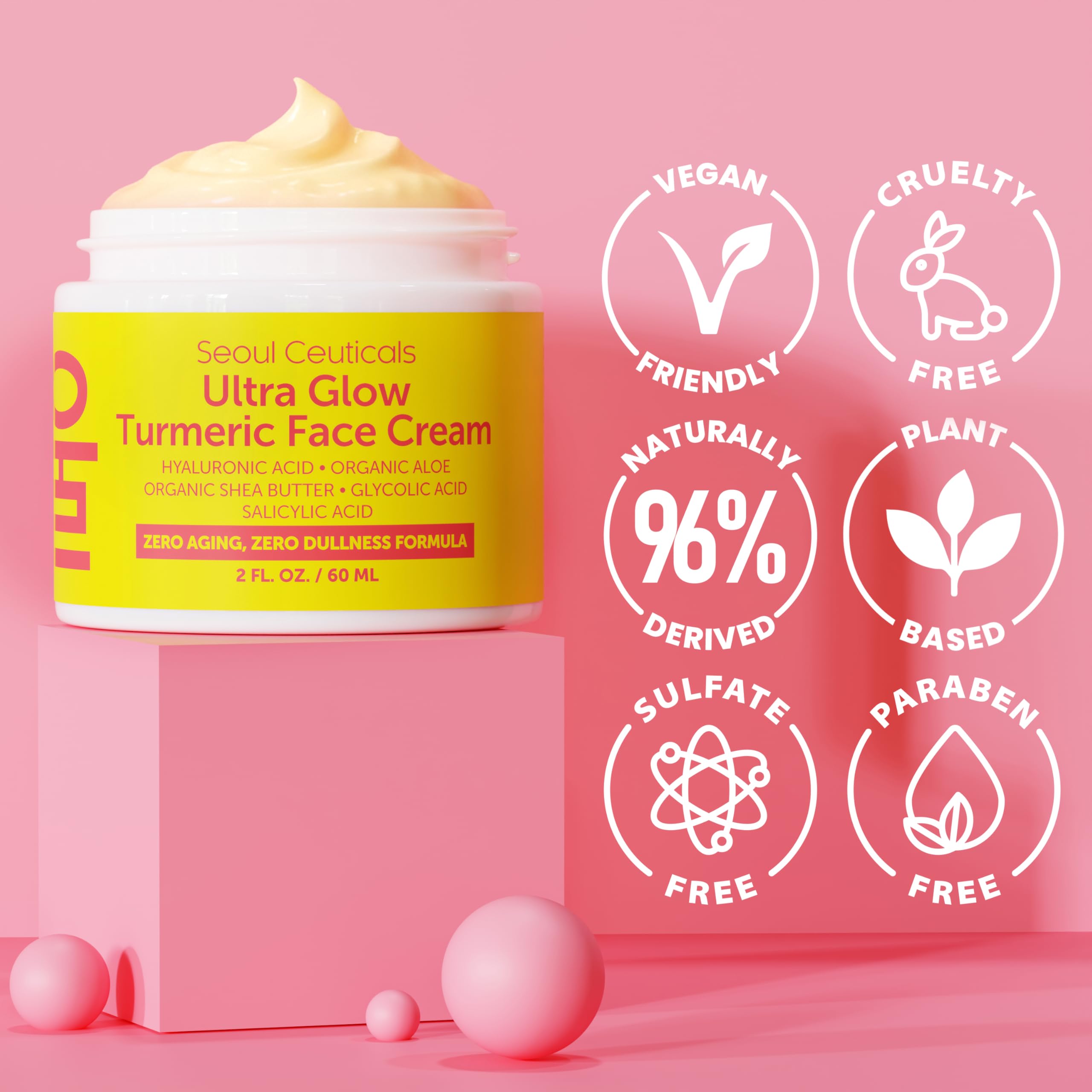 SeoulCeuticals crema curcuma: antioxidantes para una rutina de belleza coreana efectiva.