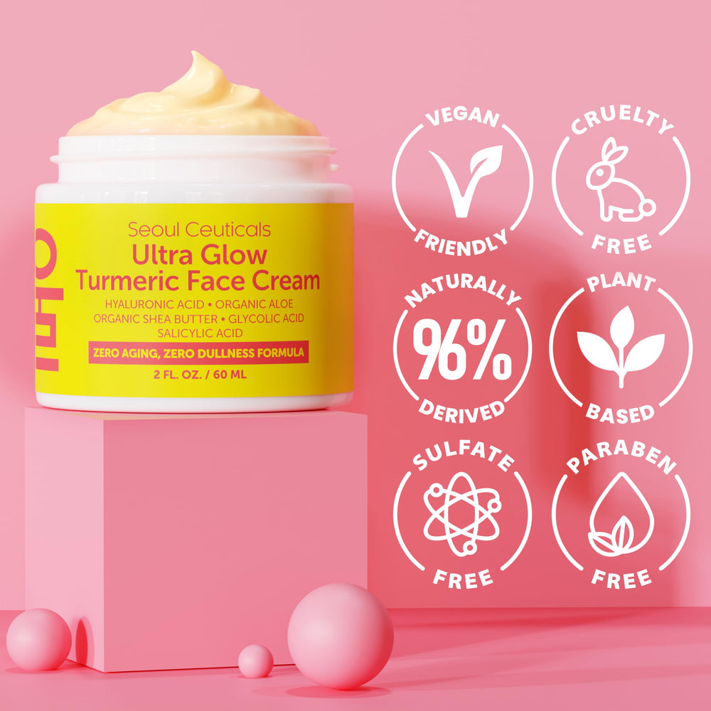 SeoulCeuticals crema curcuma: antioxidantes para una rutina de belleza coreana efectiva.