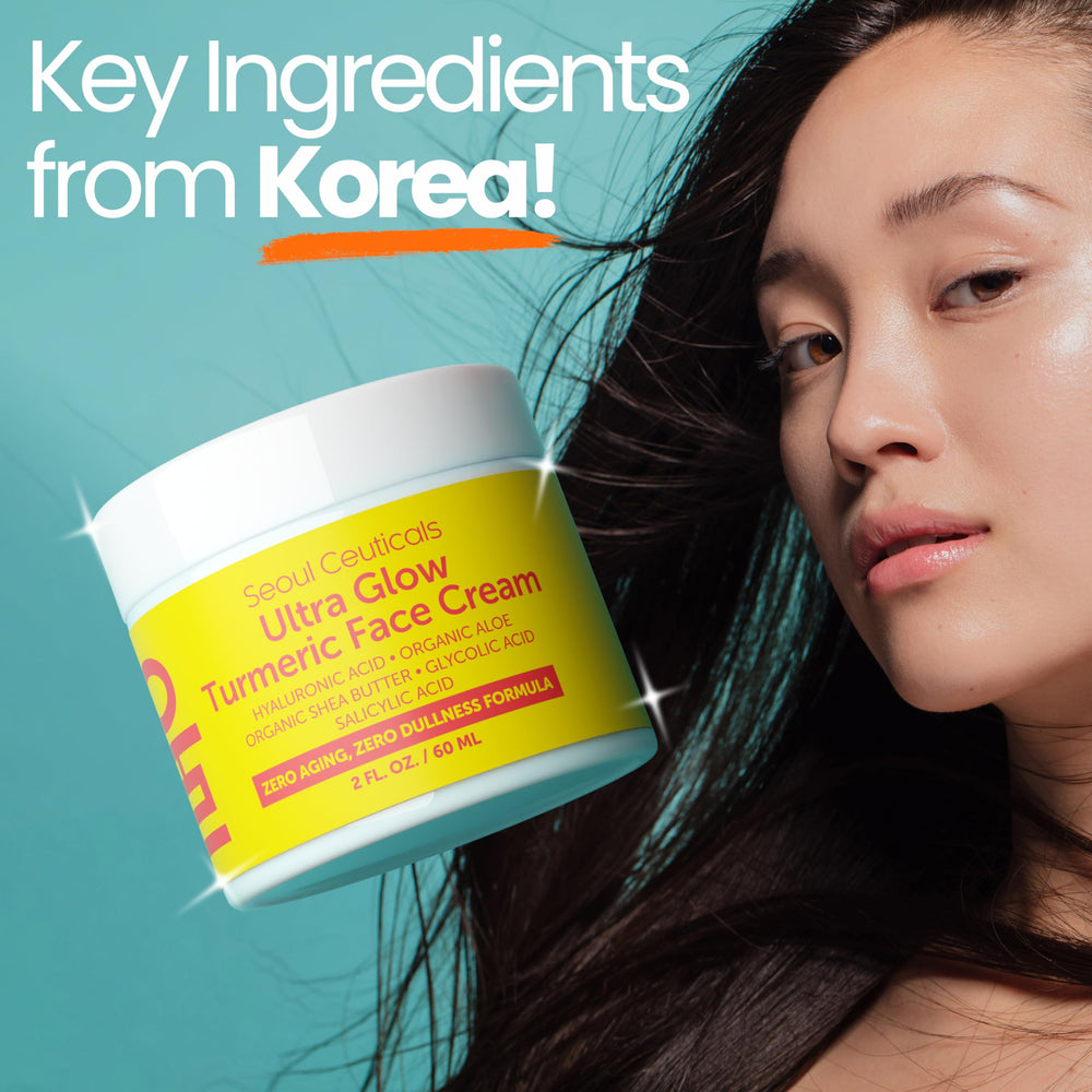 SeoulCeuticals crema curcuma: vegana y libre de parabenos para piel sensible.