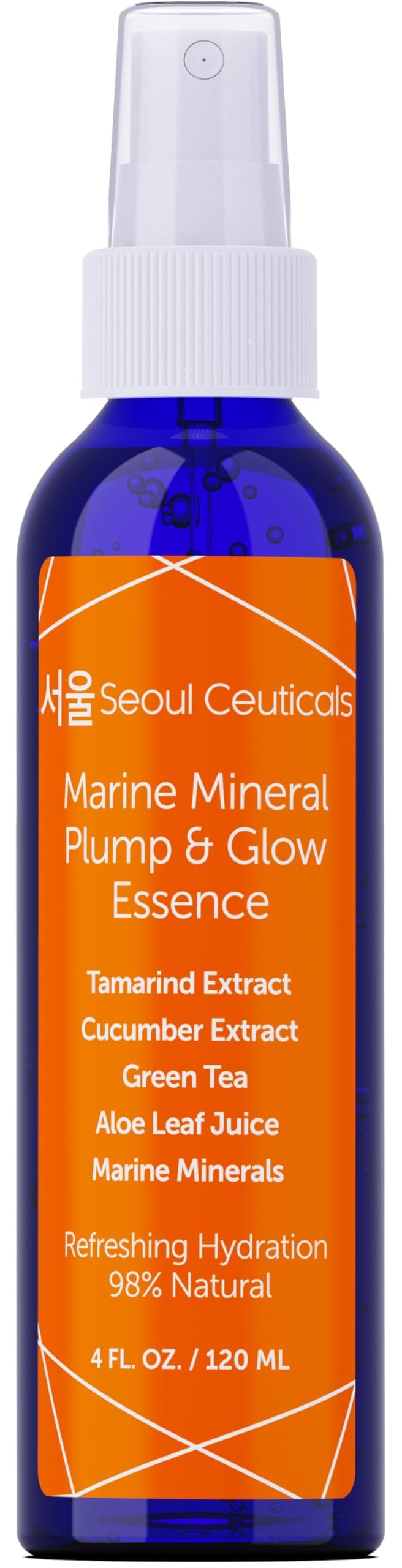 SeoulCeuticals Esencia con pepino y minerales para luminosidad.