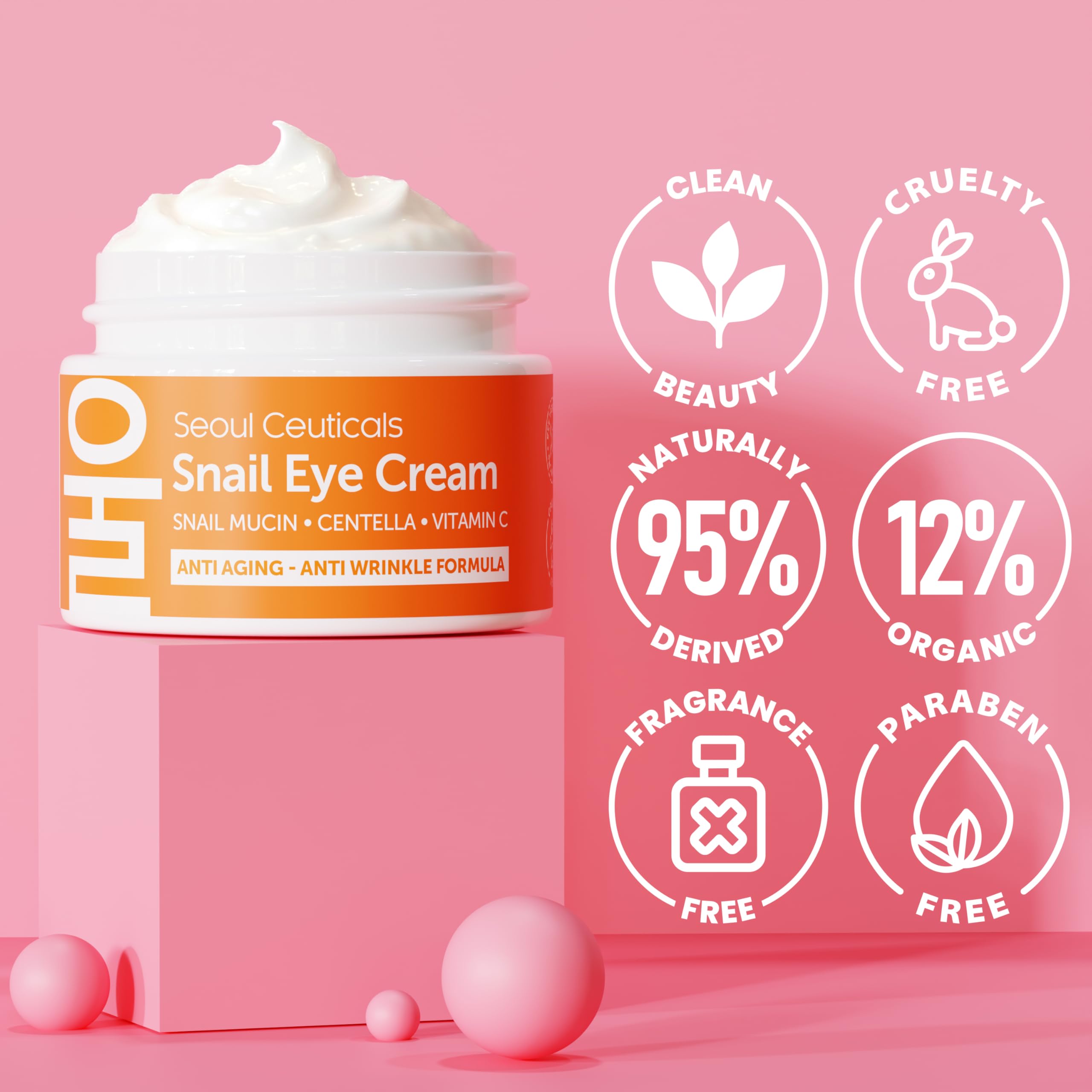 Mejor combinación de aloe, coco y rosa mosqueta para cuidado diario ocular.