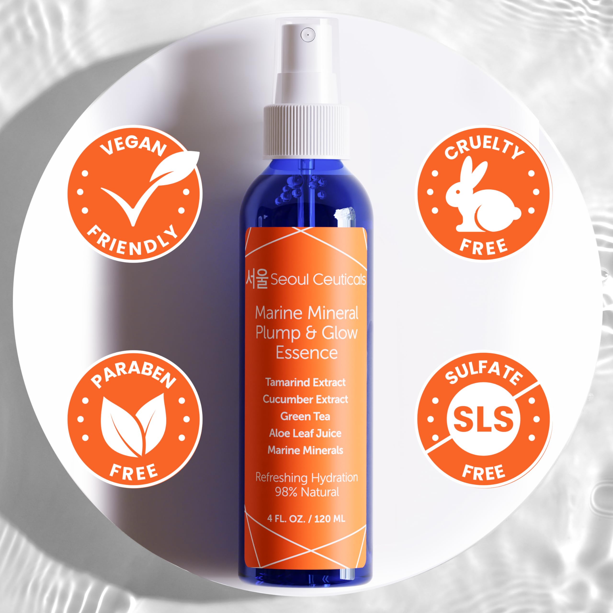 SeoulCeuticals Mist facial para un acabado fresco.