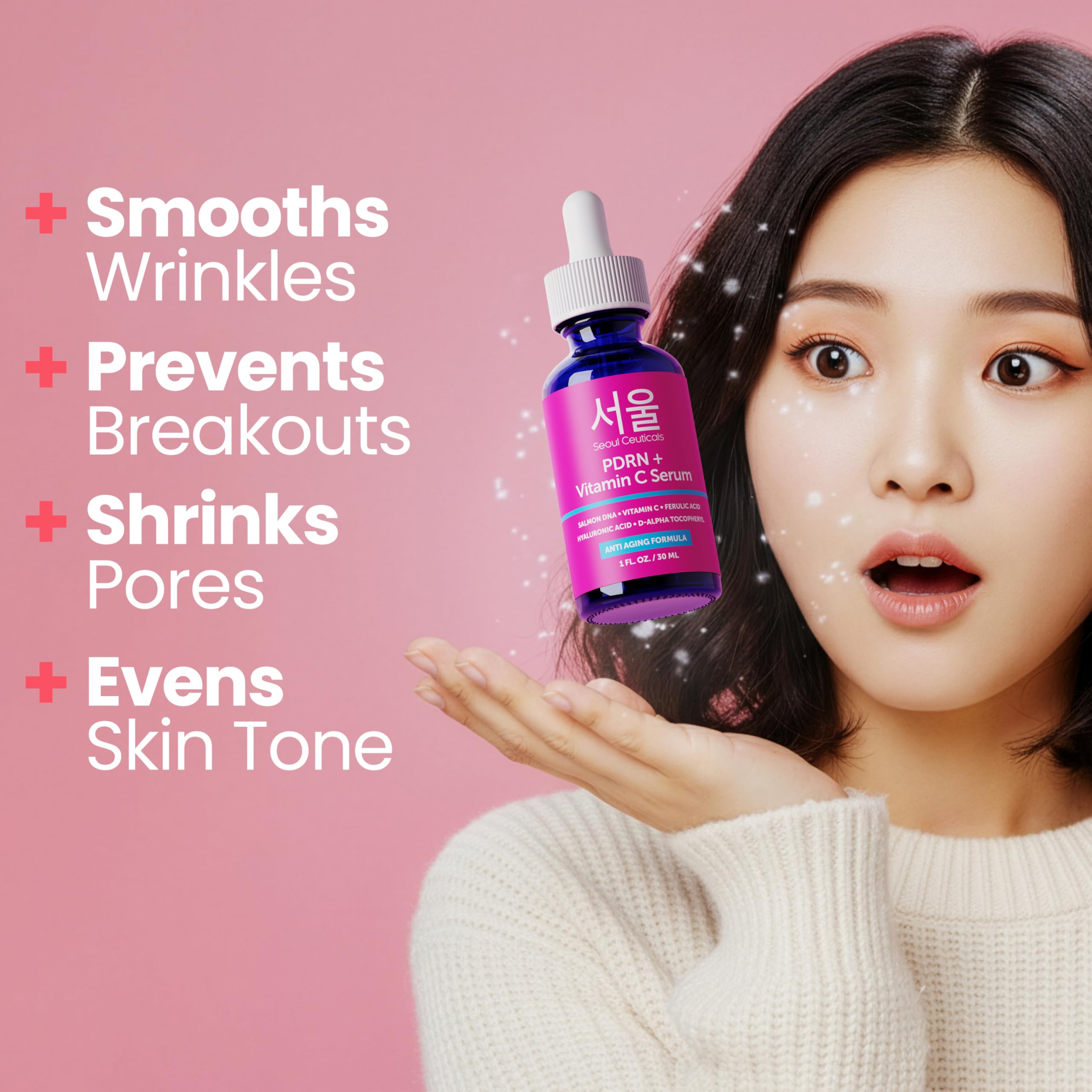 SeoulCeuticals PDRM serum dropper close-up for precise application